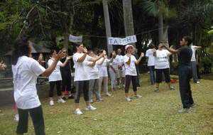 Stand au jardin de l'état